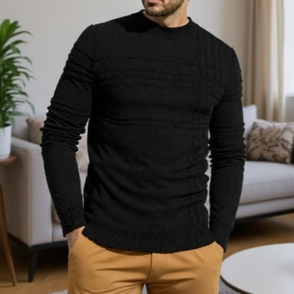 Őszi-téli férfi pulóver divatos megjelenéssel