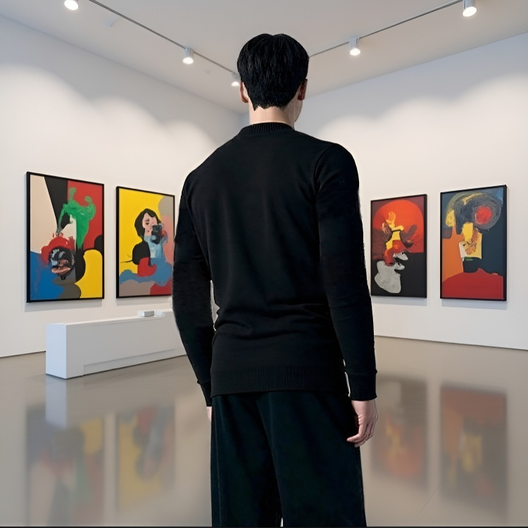 Férfi egyszínű pulóver különböző színekben