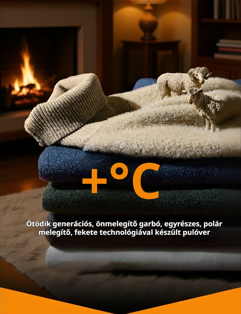 Férfi vastag meleg garbó plüss anyagból