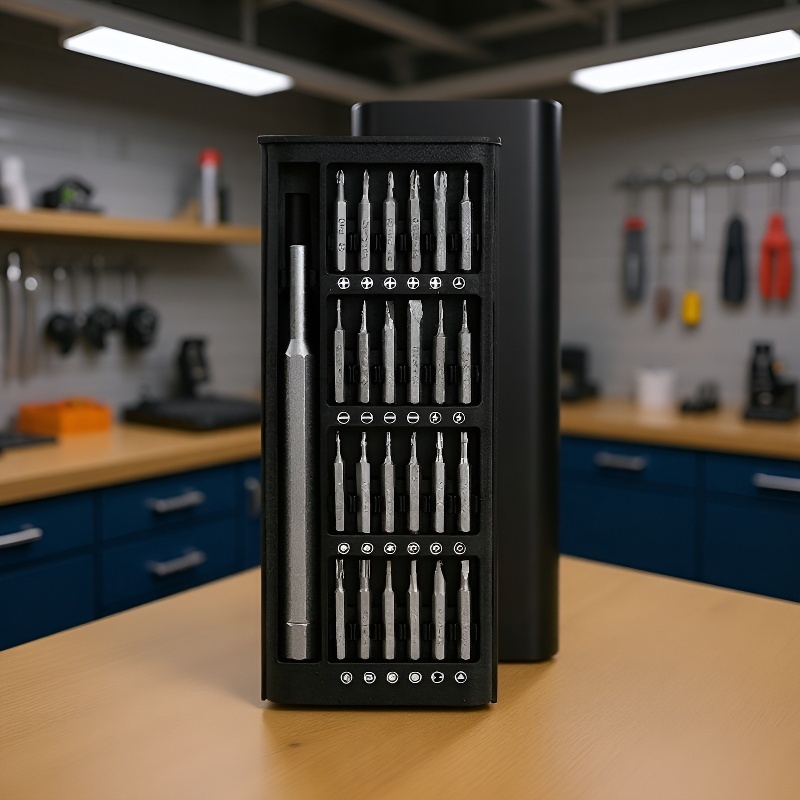 Juego de destornilladores de precisión 24 en 1, herramienta multifuncional para reparación