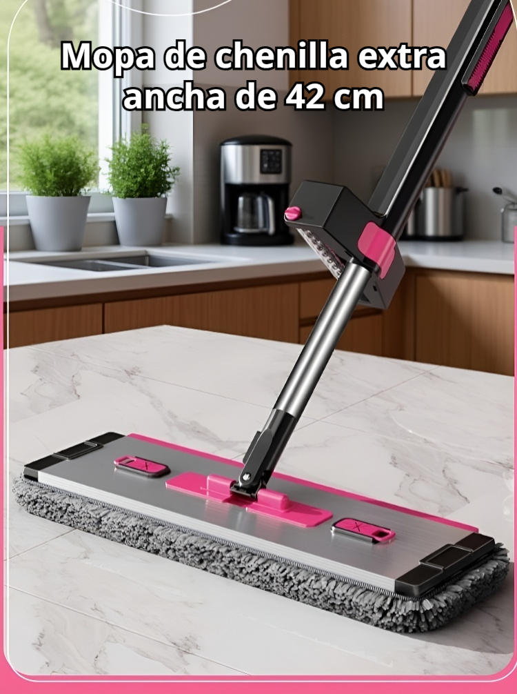 Mopa plana para uso doméstico y profesional