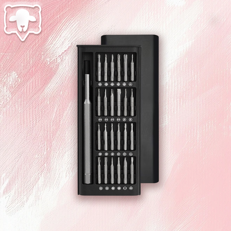 Juego de destornilladores de precisión 24 en 1, herramienta multifuncional para reparación