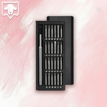 Juego de destornilladores de precisión 24 en 1, herramienta multifuncional para reparación