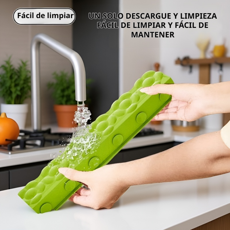 Barrera de silicona contra salpicaduras de agua