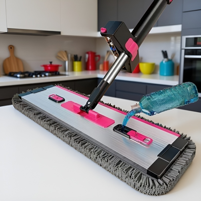 Mopa plana con iones de plata, desodorizante y apta para uso en seco y húmedo