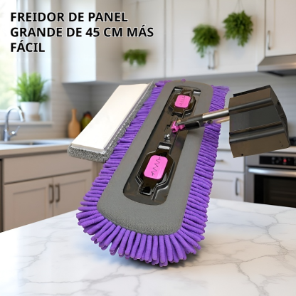 Mopa de chenilla de 45 cm con depósito para líquido