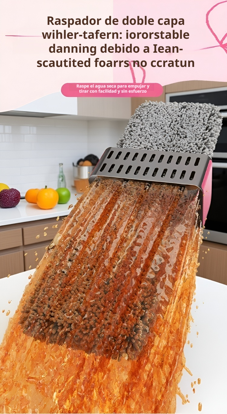 Superficie limpia gracias a la mopa desodorizante