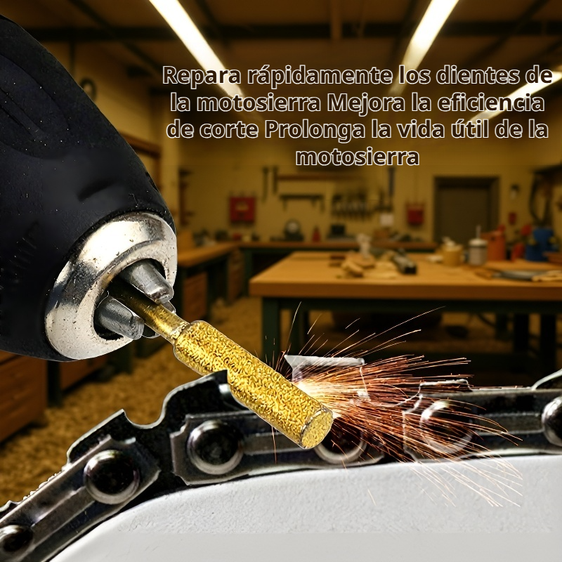 Máquina afiladora de cadenas para motosierra