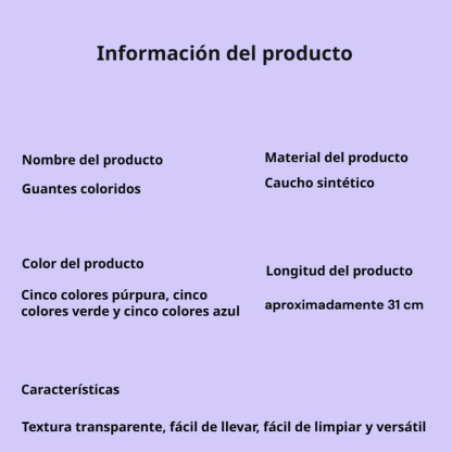 Guantes de limpieza para el hogar, resistentes al agua y al aceite