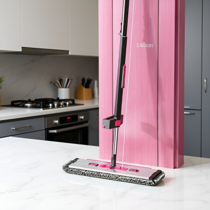 Mopa plana con iones de plata, desodorizante y apta para uso en seco y húmedo