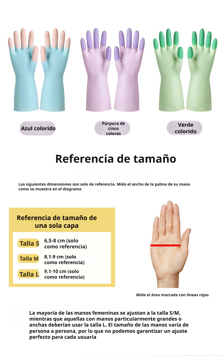 Guantes para limpieza profunda y segura en el hogar