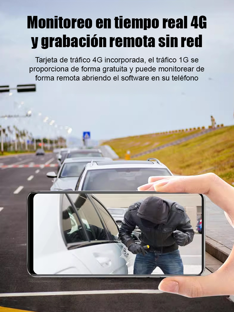 【Larga duración de batería】Cámara sin cables