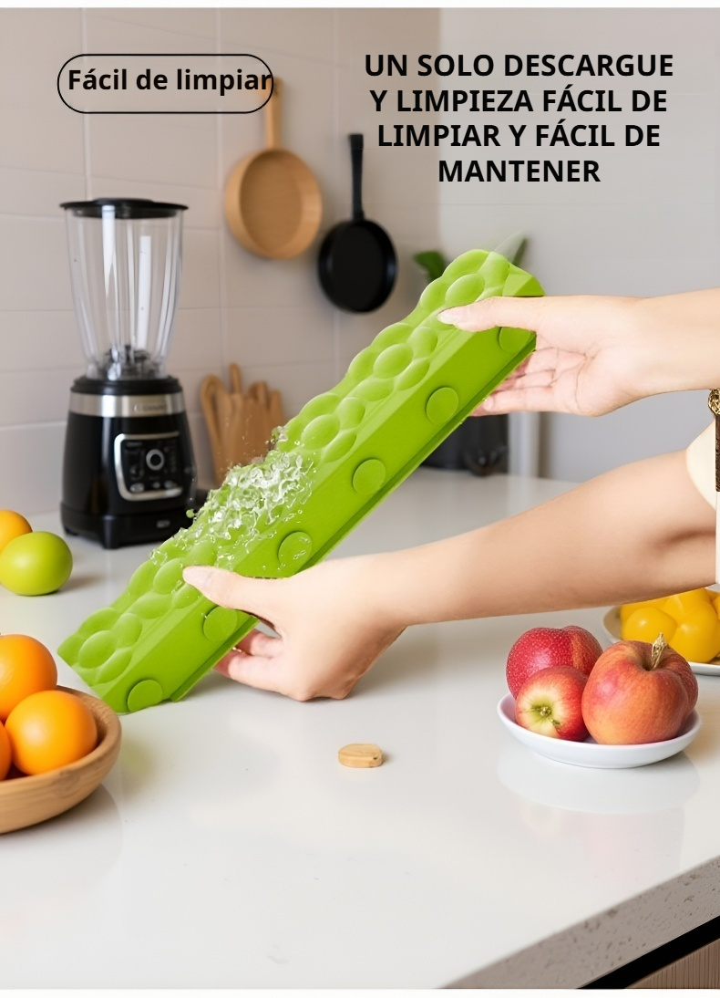 Instalación sencilla de la barrera de silicona en el baño