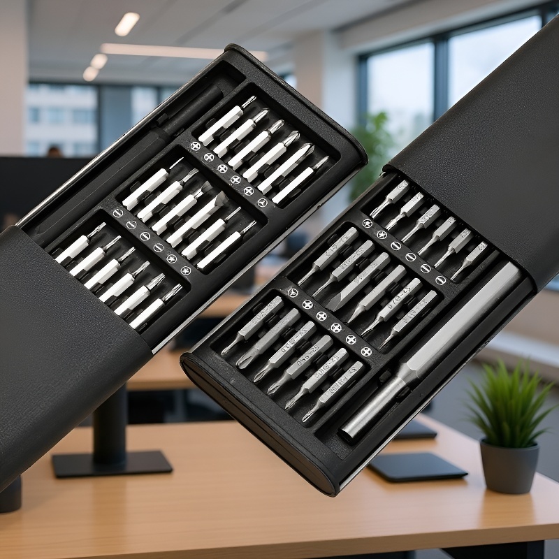 Juego de destornilladores de precisión 24 en 1, herramienta multifuncional para reparación