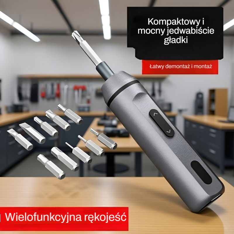 Bezprzewodowy mini zestaw wkrętaka elektrycznego o długiej żywotności
