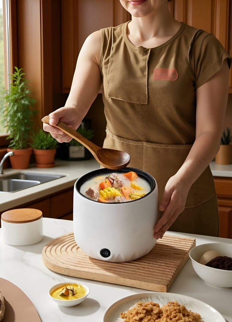 Łatwe czyszczenie garnka elektrycznego do użytku domowego