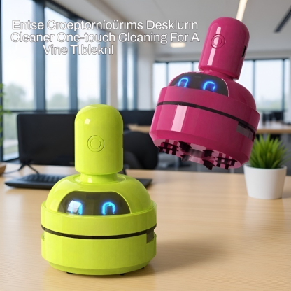 Bezprzewodowy mini odkurzacz biurkowy w kształcie kreskówkowym