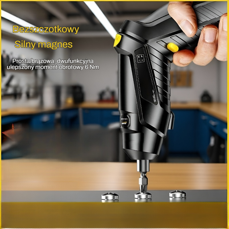 Elektryczny mały śrubokręt do domu, ładowany