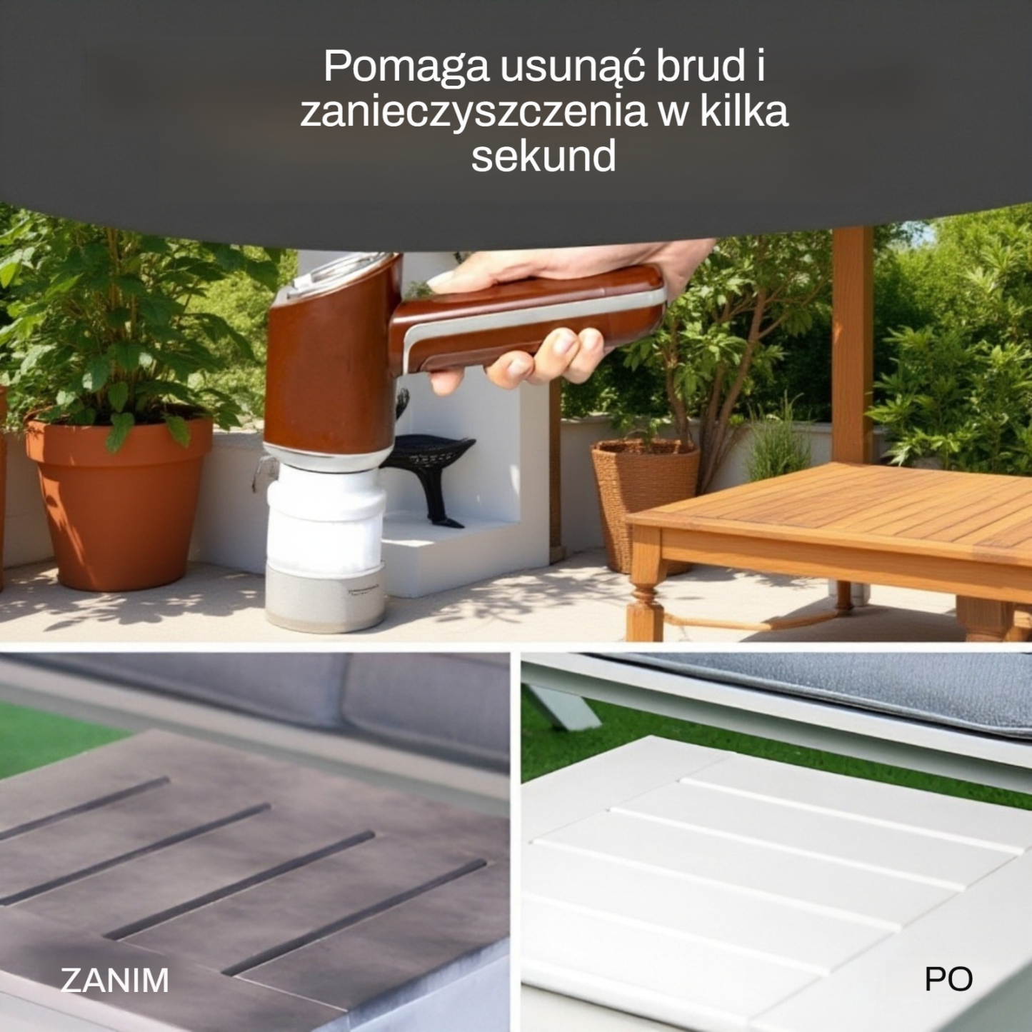 Elektryczna przenośna szczotka do czyszczenia z ładowaniem