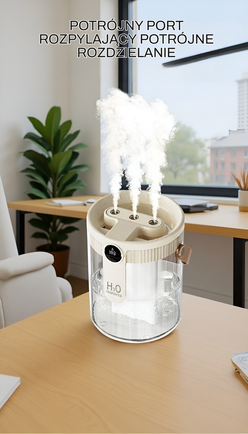 Podwójna dysza nawilżacza – efektywne nawilżanie