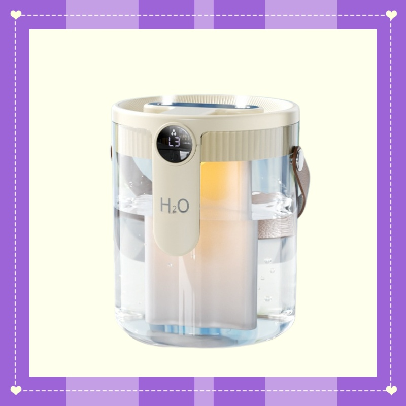 Wielofunkcyjny nawilżacz powietrza z podwójną dyszą i dużą ilością mgły