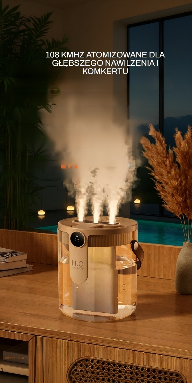 Nawilżacz powietrza do domu i biura