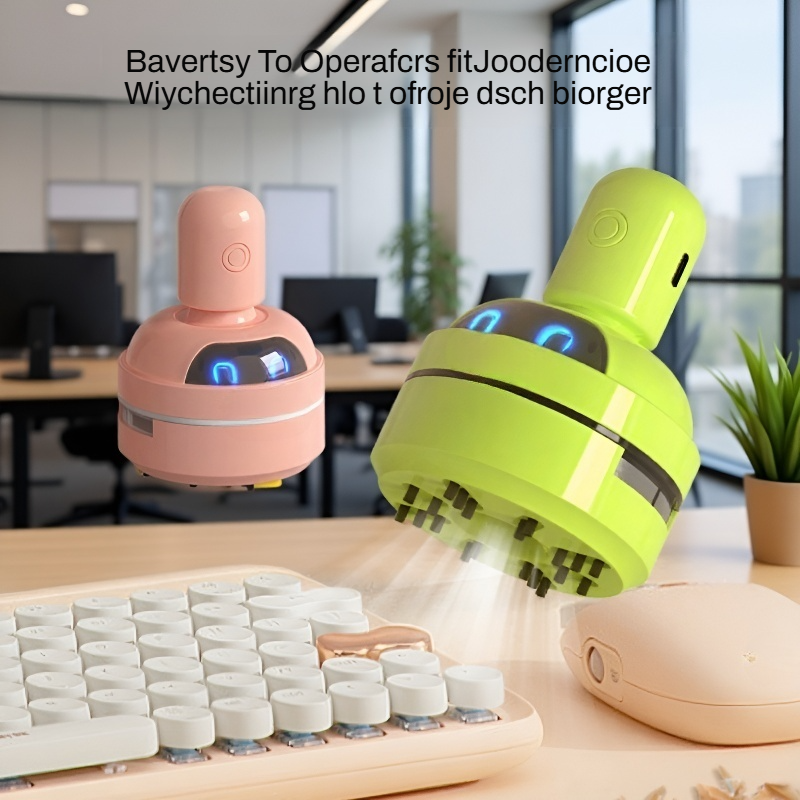 Bezprzewodowy mini odkurzacz biurkowy w kształcie kreskówkowym
