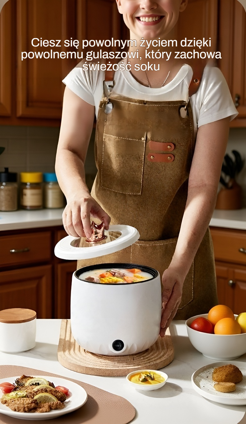 Garnek elektryczny podczas gotowania warzyw