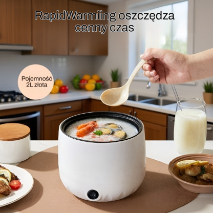 Wielofunkcyjny garnek elektryczny z nieprzywierającą powłoką do użytku domowego
