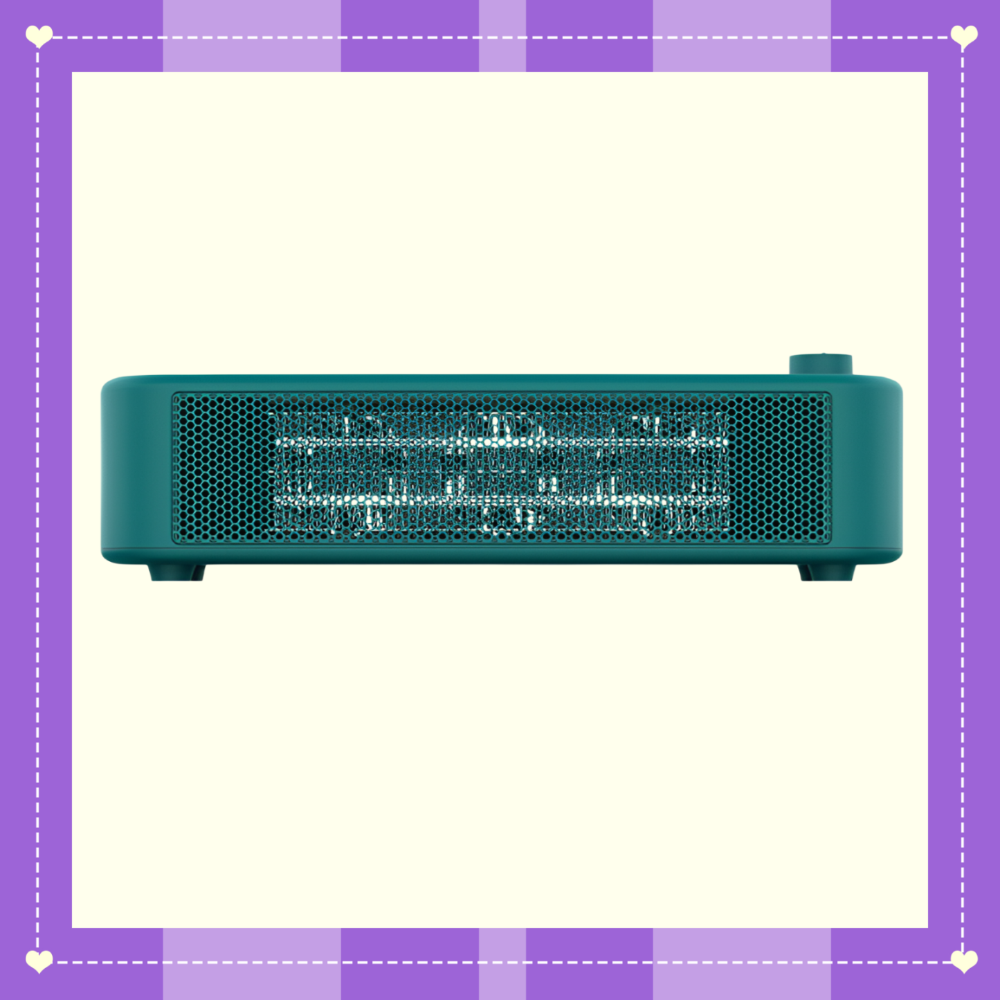 Mini cichy grzejnik biurkowy o niskiej mocy