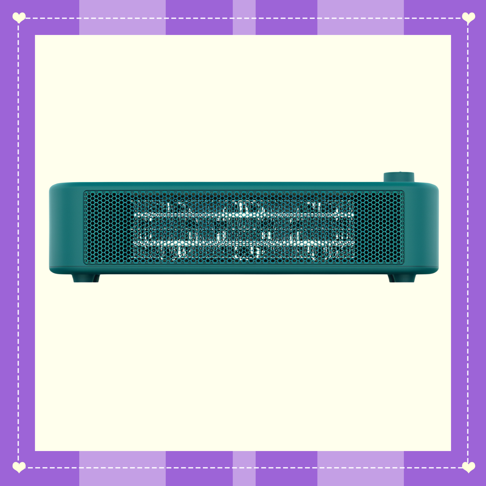 Mini cichy grzejnik biurkowy o niskiej mocy