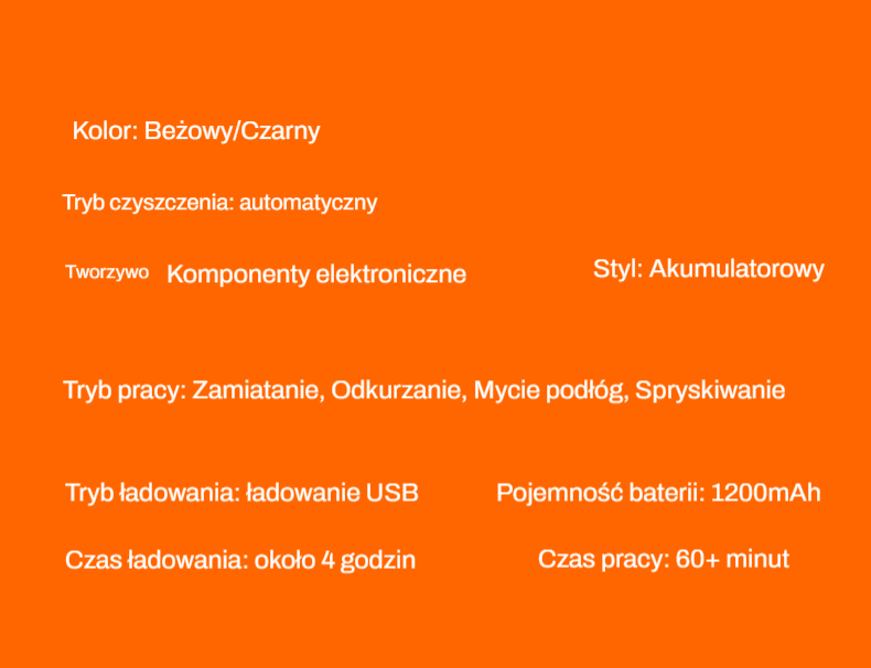 Automatyczny robot sprzątający z inteligentnym systemem nawigacji