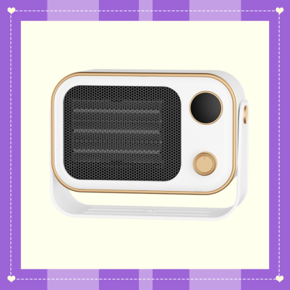 Ceramiczny grzejnik PTC naścienny, montaż bez wiercenia, cicha praca