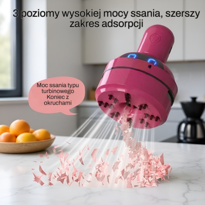 Bezprzewodowy mini odkurzacz biurkowy w kształcie kreskówkowym