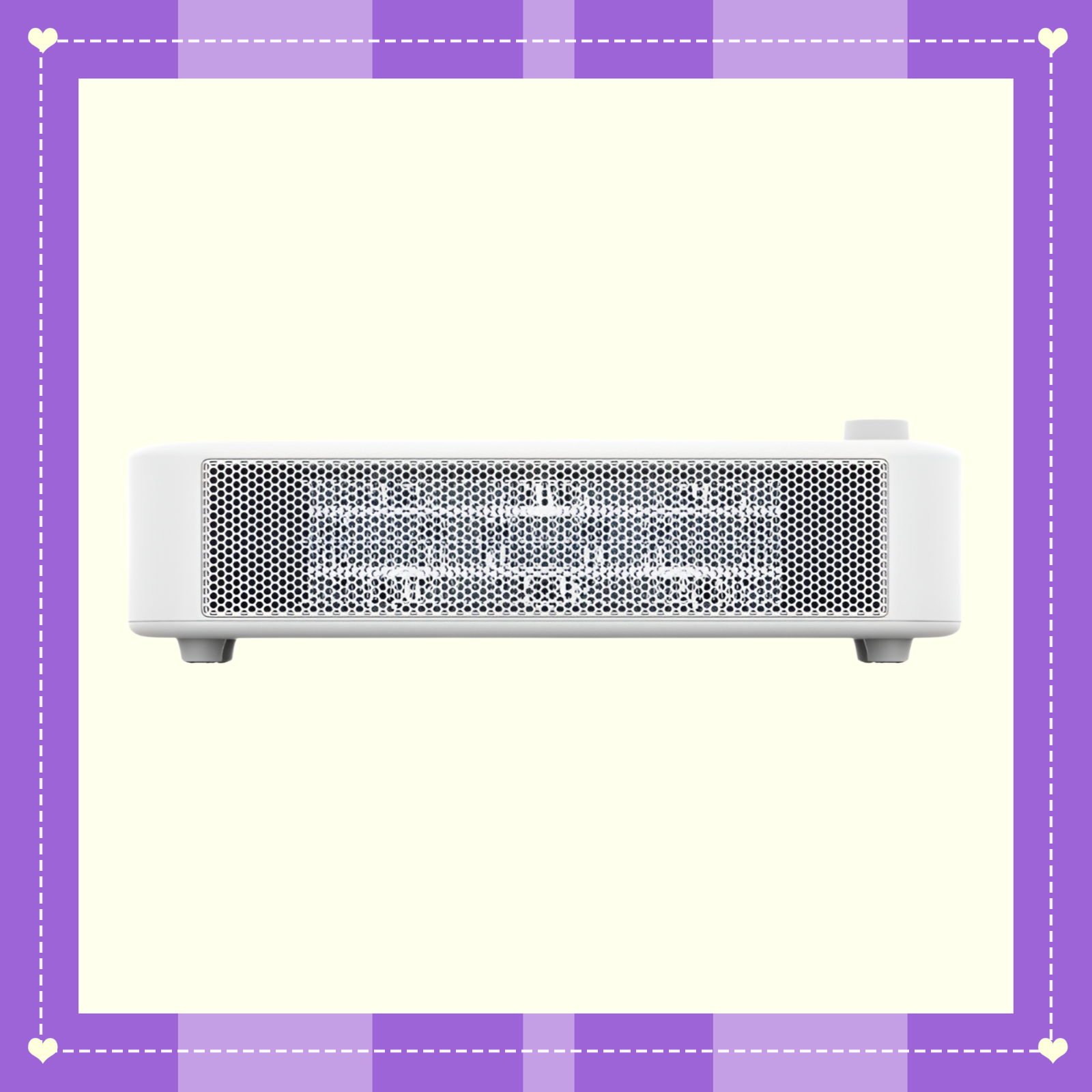 Mini cichy grzejnik biurkowy o niskiej mocy