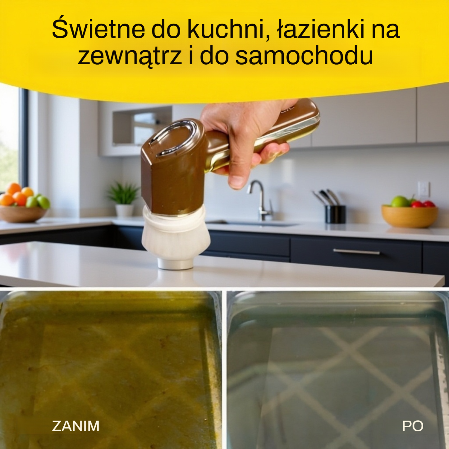 Elektryczna przenośna szczotka do czyszczenia z ładowaniem
