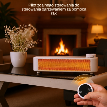 Mini cichy grzejnik biurkowy o niskiej mocy
