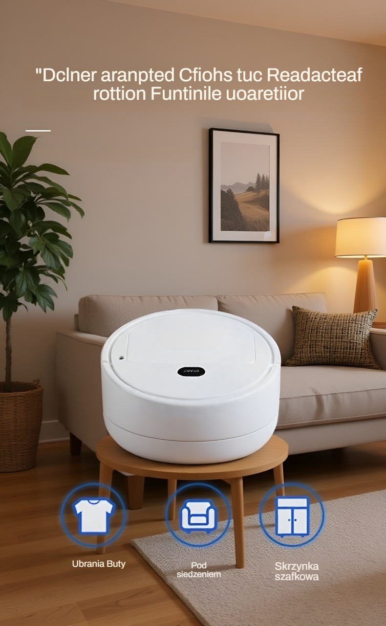 Robot sprzątający automatyczny pod meblami