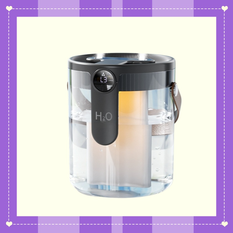 Wielofunkcyjny nawilżacz powietrza z podwójną dyszą i dużą ilością mgły