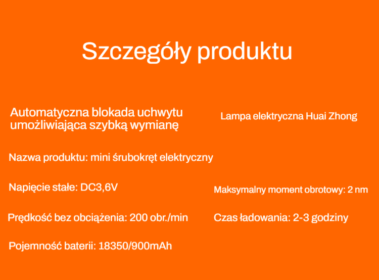 Profesjonalny zestaw elektrycznych wkrętaków akumulatorowych – komplet narzędzi