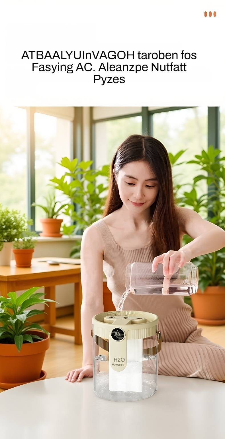 Łatwa obsługa nawilżacza powietrza