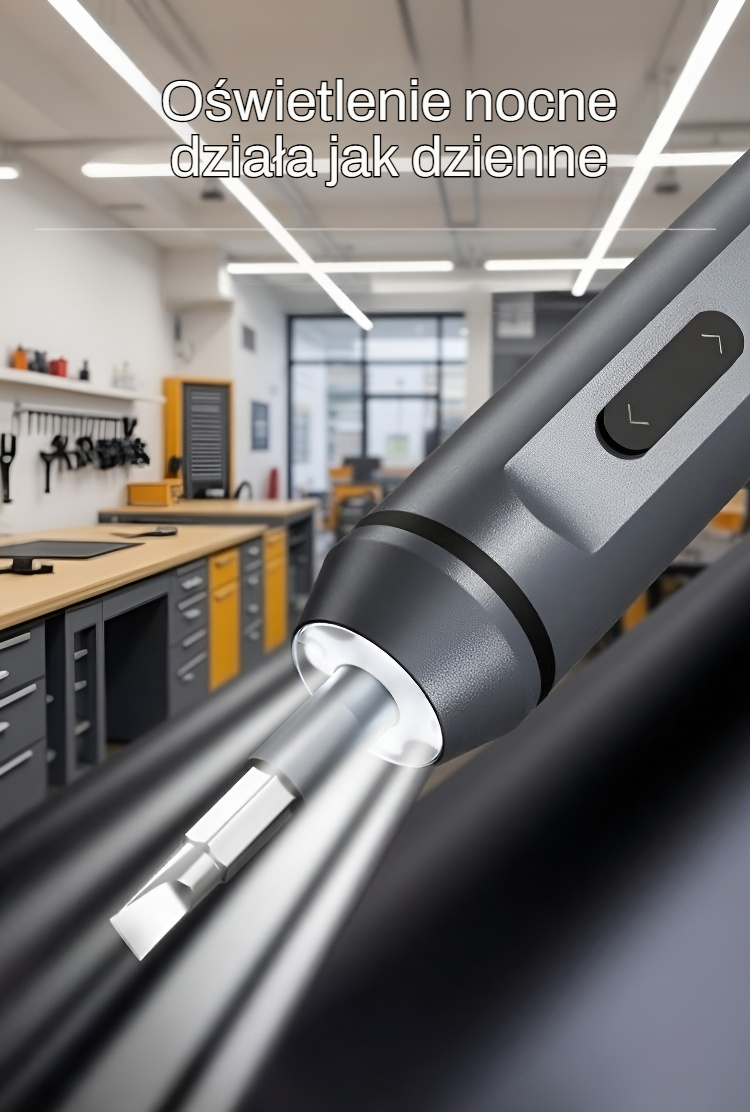 Mini zestaw wkrętaka elektrycznego w etui