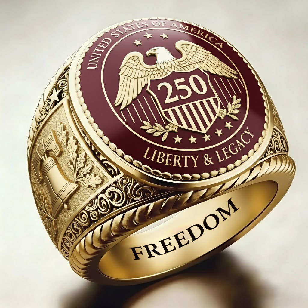 1776-2026 America Jubilee Ring