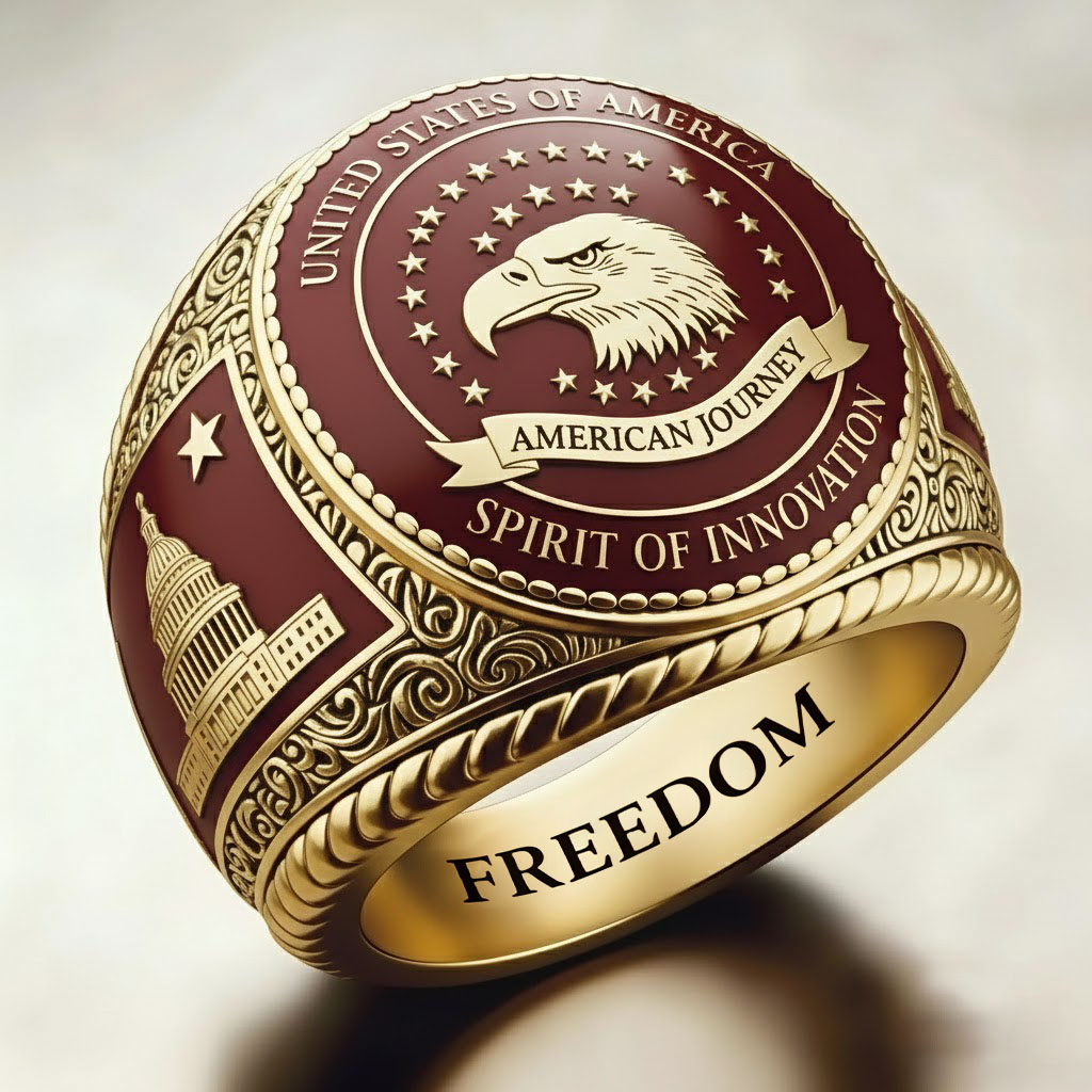 1776-2026 America Jubilee Ring
