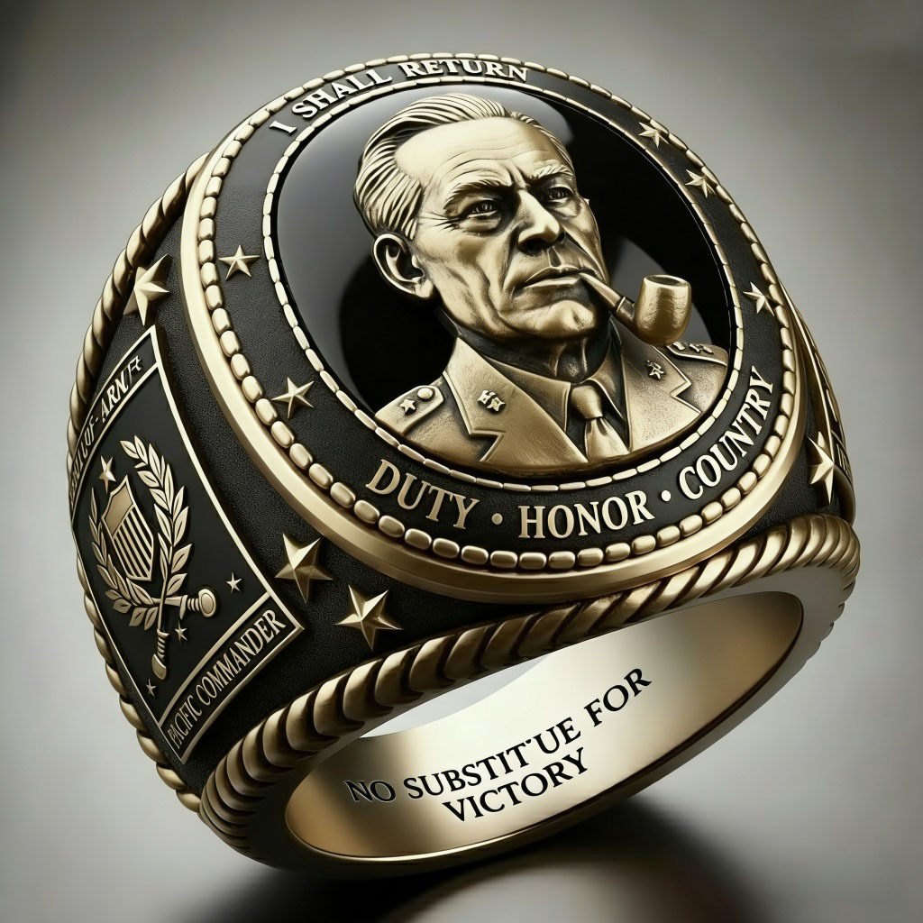 Legendary General Tribute Ring – “I Shall Return” Edition