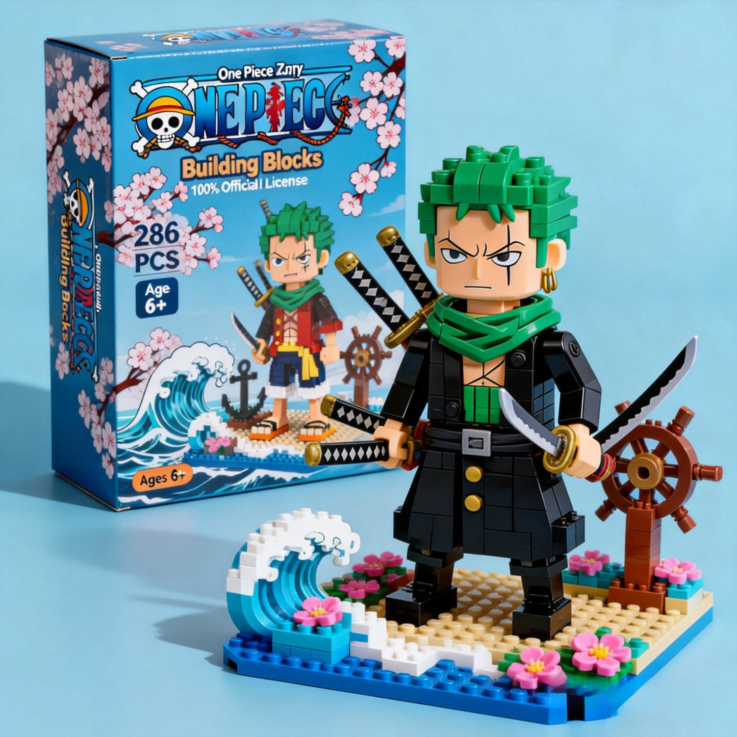 Roronoa Zoro Classic Block Figure | Must-Have for One Piece Fans