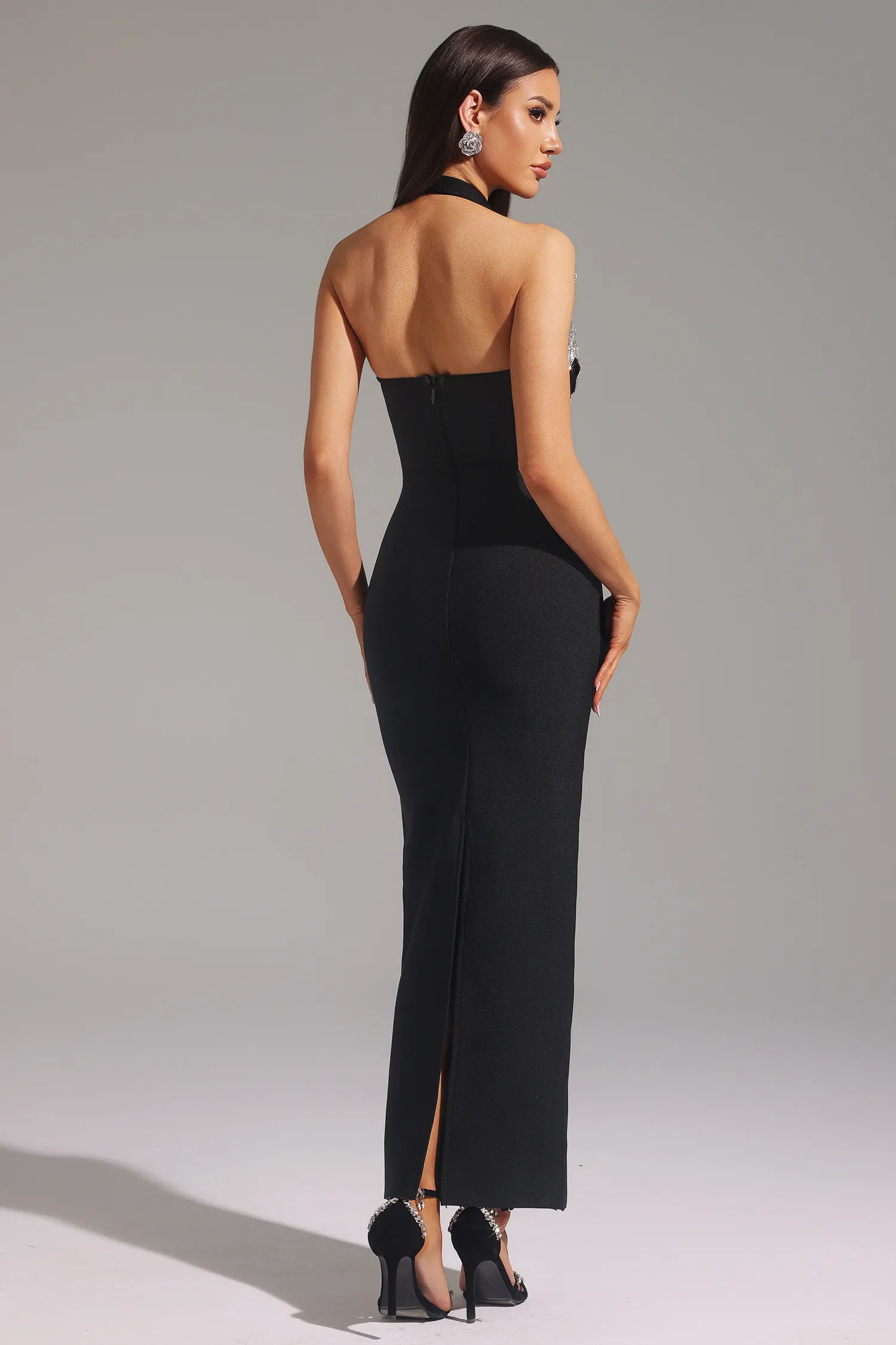 Ashlyn Black Spaghetti Strap Dress