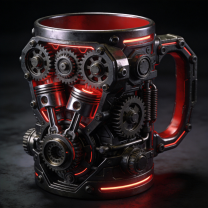 Mechanical Engine Style Mug