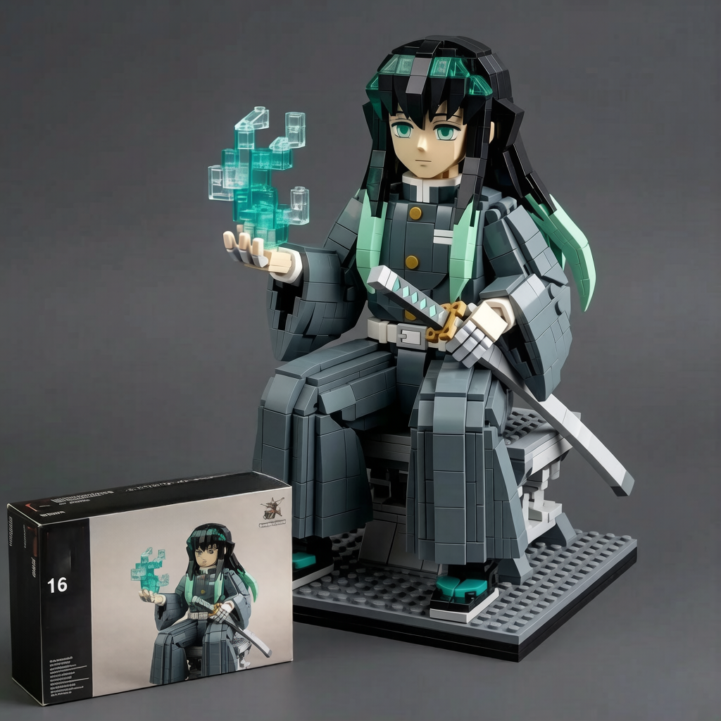 Muichiro Tokito Anime Building Block Figure