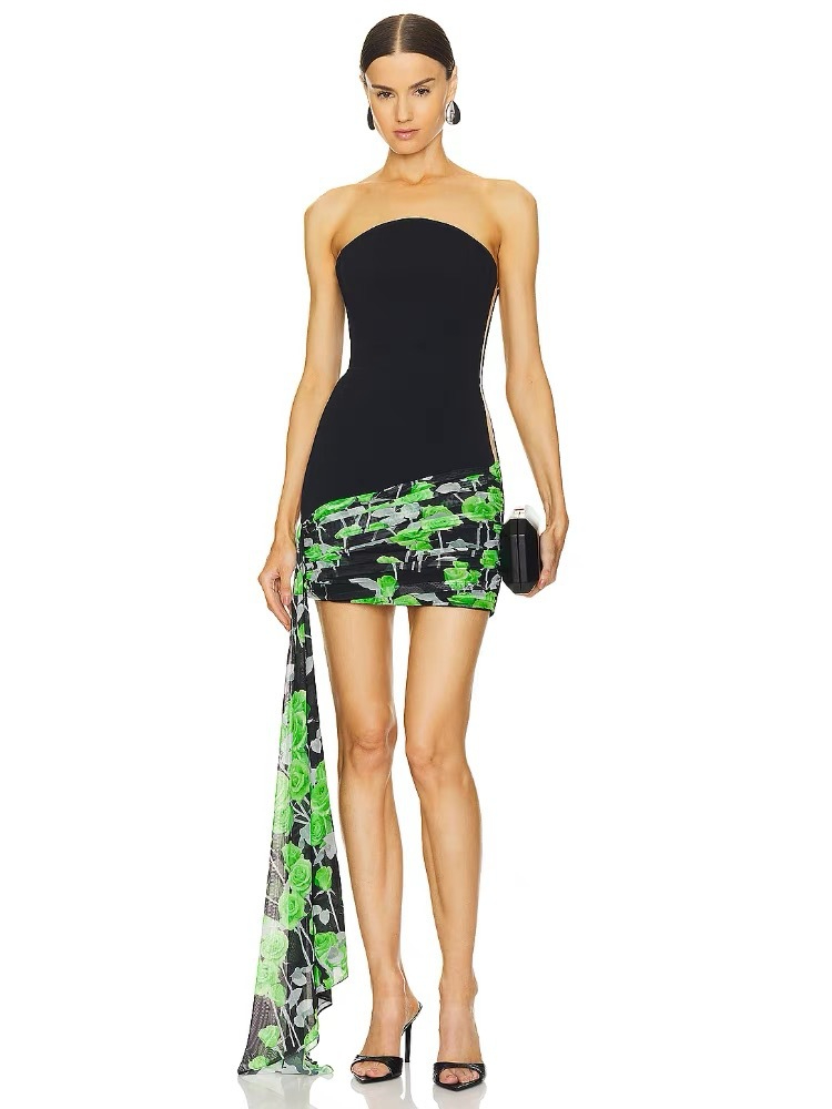 Amaya Irregular backless dress